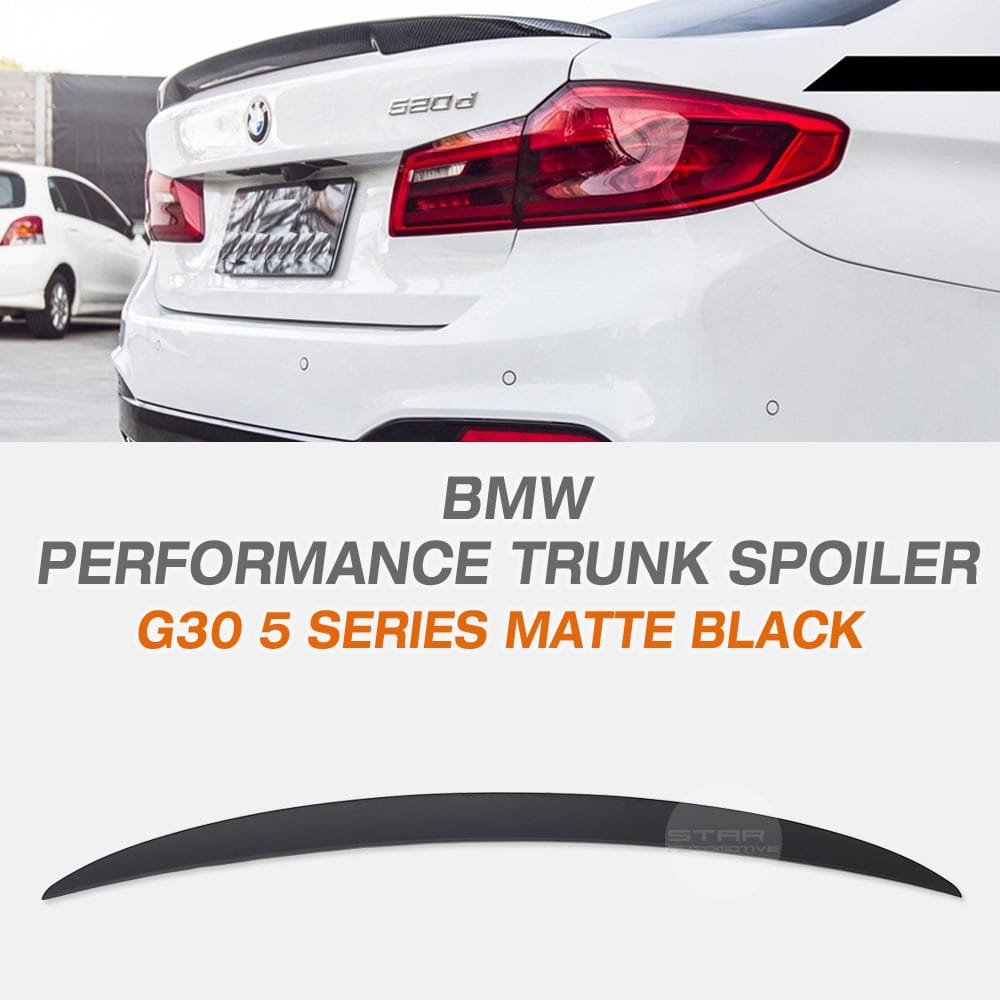 BMW G30 5시리즈 M 퍼포먼스 스포일러 무광 블랙