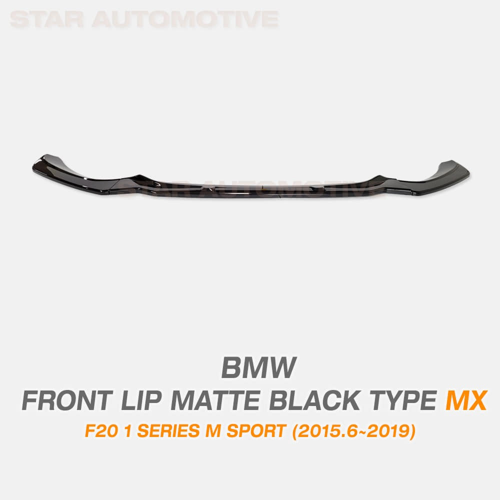 BMW F20 1시리즈 후기형 M 스포츠 프론트립 유광 블랙