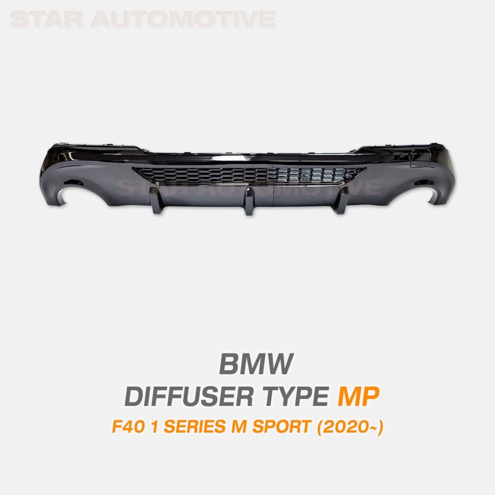 BMW F40 1시리즈 M135 룩 디퓨져 유광 블랙