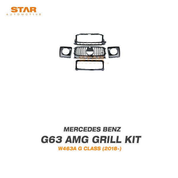 벤츠 W463A G클래스 G63 AMG 정품 그릴 라이트커버 컨버전 개조