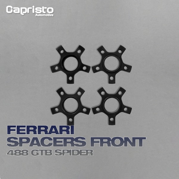 CAPRISTO 카프리스토 FERRARI 페라리 488 GTB 스파이더 별 모양 휠 스페이서 14MM 볼트