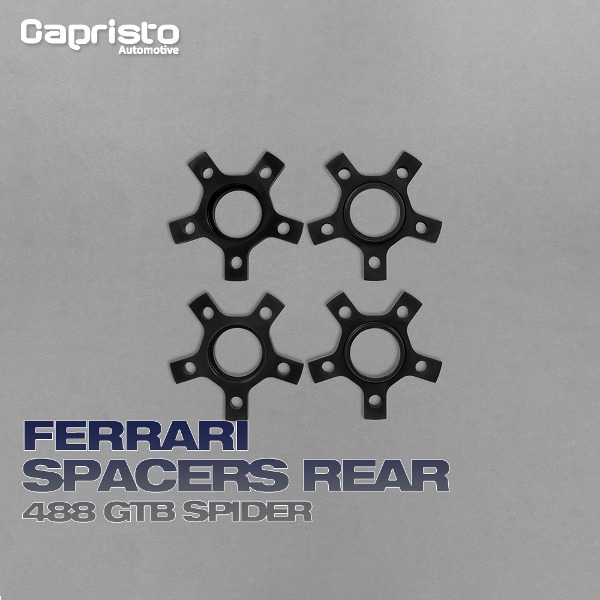 CAPRISTO 카프리스토 FERRARI 페라리 488 GTB 스파이더 별 모양 휠 스페이서 리어 17MM 볼트